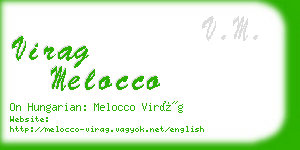 virag melocco business card